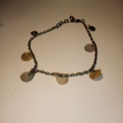 Anklet Apollonia Circle Beads Chain ⛓️ Metal Anklete