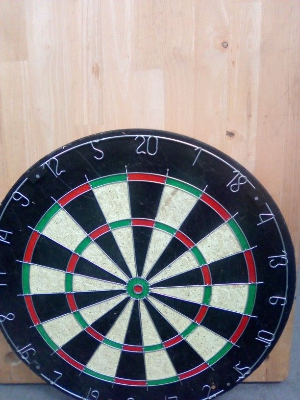 Poker Set And Case20 Heavy Duty Cork Dart Board $25