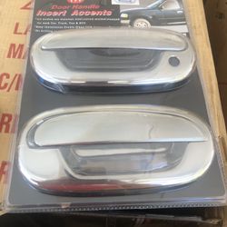 TFP 460 TRUCK & SUV DOOR HANDLE INSERT STAINLESS STEEL CHROME FINISH. One Case Of 26pcs