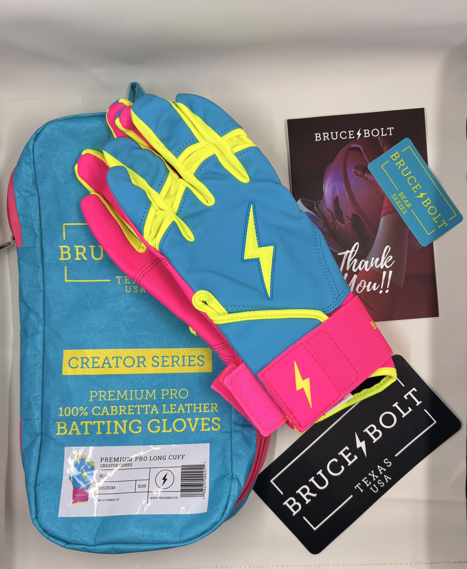 Bruce Bolt Batters Gloves
