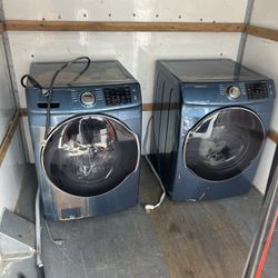 Industrial Samsung Stacked Front Loader Washer & Dryer