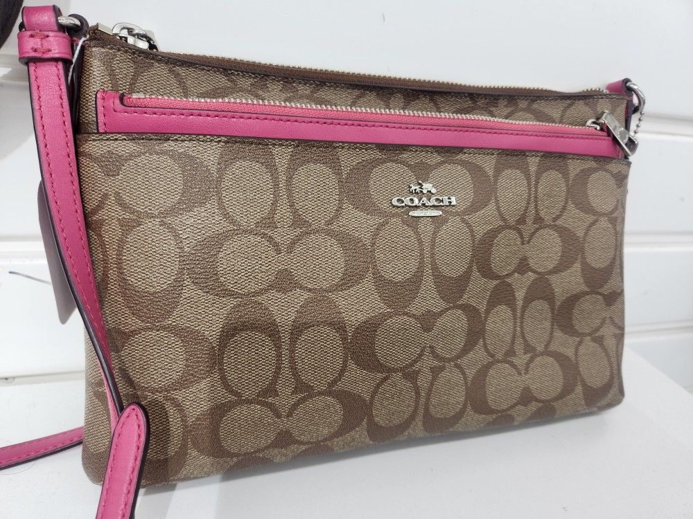 Coach Crossbody Pink Strap
