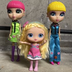 Dolls 10 Inches Tall And Little One 7 Inches Tall 