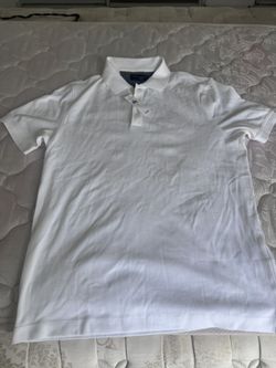 Banana Republic Men’s White Polo Shirt Small