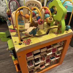 B. Toys Wooden Activity Cube 