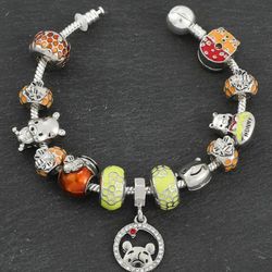 Winnie The Pooh Hot Charms Super Cute And Bracelet Together 