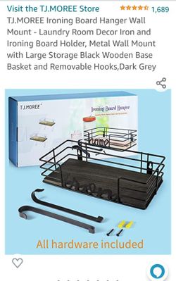 Ironing Board Hanger Wall Mount