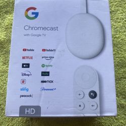 Google Chromecast with Google TV.  OPEN BOX NOT USED.