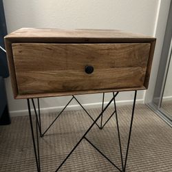 Set Of Wooden Night Stands 