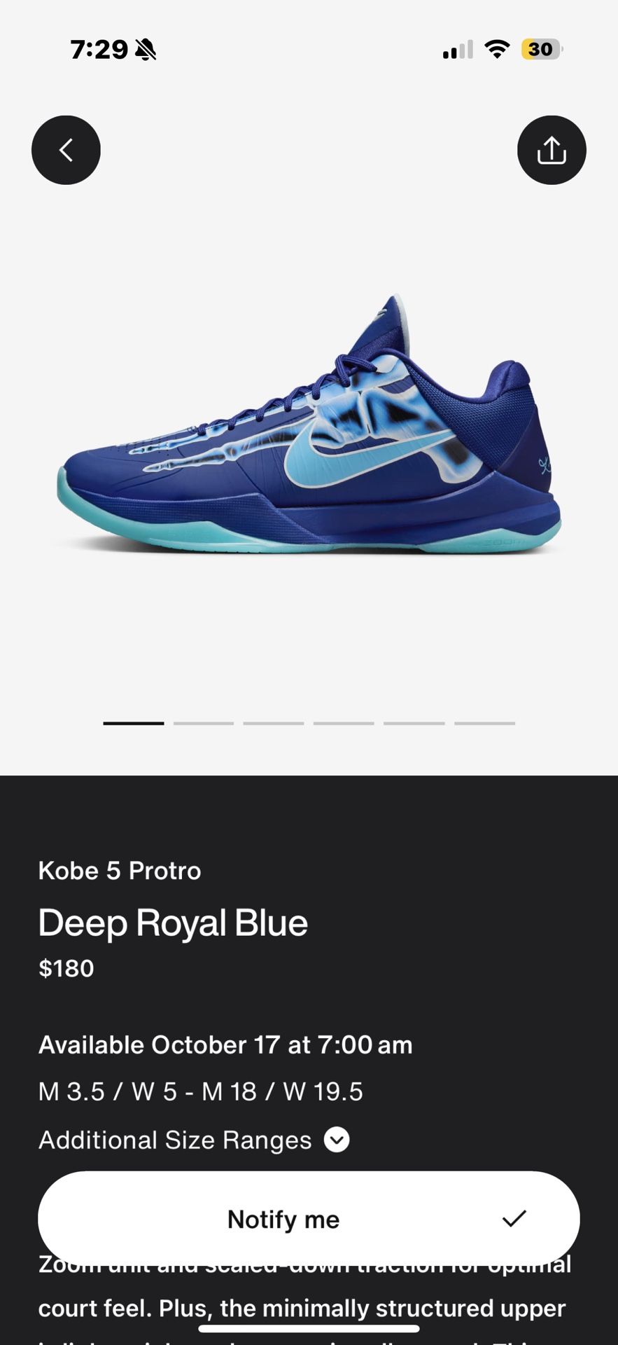 Nike Kobe 5 Protro X Ray