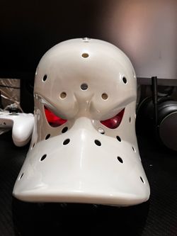 New Anaheim ducks orange eyed wild wing NHL hockey mask
