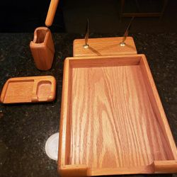 5 piece, Oak office set