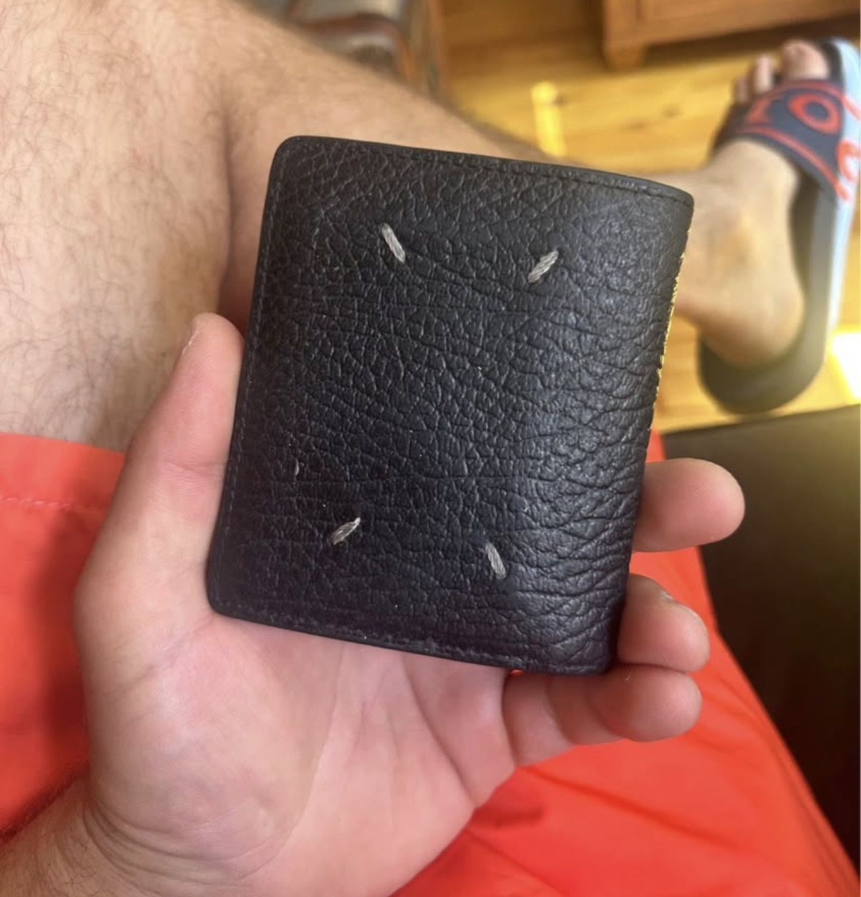 Maison Margiela Leather Wallet – Black