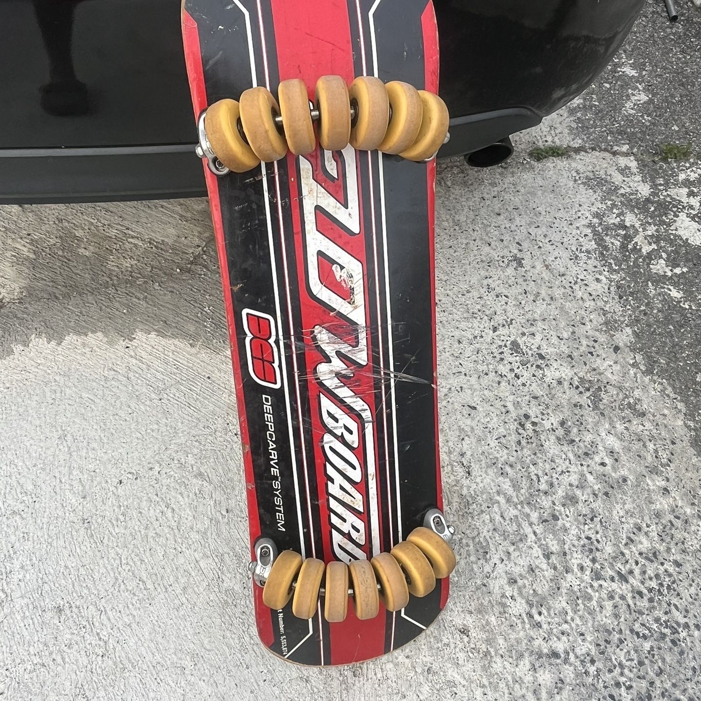 Flow Board 14 Wheel Skateboard Deep Carve System 36 Flowboard
