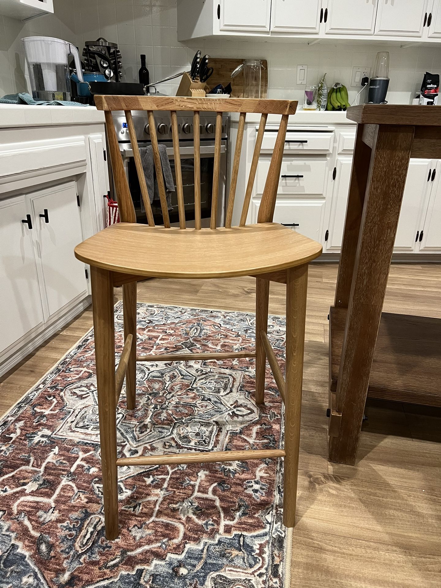 Poly & Bark Ligna Counter Stool Bar Stool Oak (2)