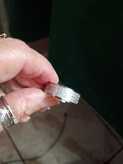 New Stainless Stainless Size 10 Silver Tone Band With The Prayer "God Grant Me  The Serenity Prayer" Mpu Serious Buyers Don't Deliver Cash Only 