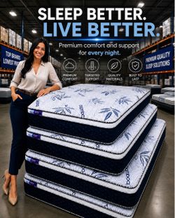 Brand New Ortho Supreme Mattresses – prices vary by size- Enjoy fast Free Delivery - Hablamos espanol
