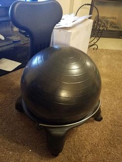 Gaiam balance ball chair