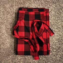 Plaid Kitchen Curtain 