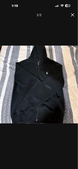 Polo Ralph Lauren Black Zip-Up Hoodie