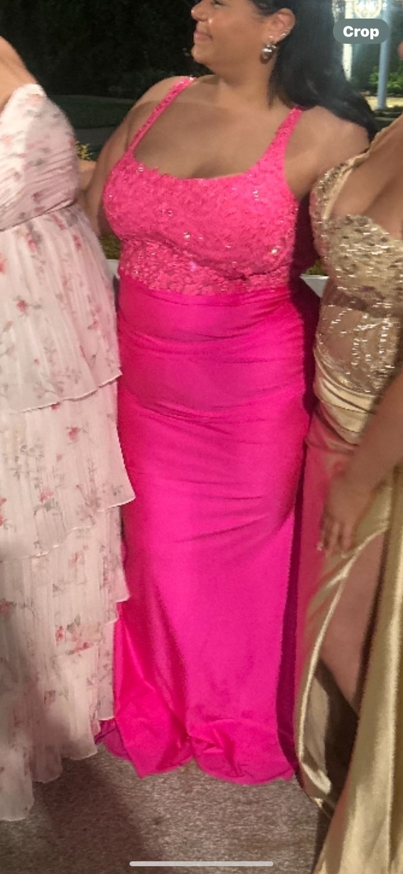 Hot Pink Prom Dress
