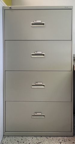 4-Drawer File Cabinet with Lock