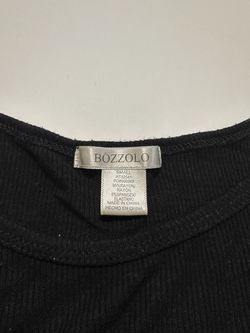 Black crop top