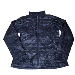 Patagonia Nano Puff Jacket Zip-up with Pockets in Black, Size Small Women's.