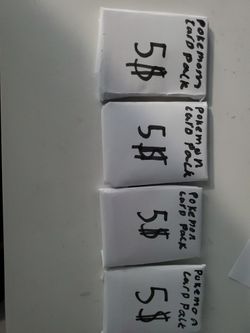  Pokémon Card Packs 