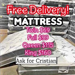 New Mattresses  Twin mattress Full mattress Queen mattress  King mattress  Colchones nuevos  Beds 