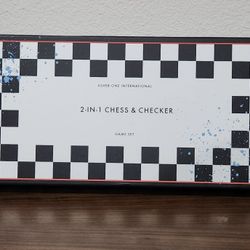 2-in-1 Chess & Checker
