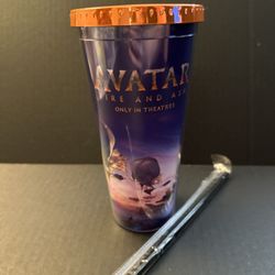 Avatar Fire and Ash Movie Tumbler Cup Cinemark Exclusive AMC Regal