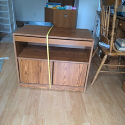TV Table With Lazy Susan On Top $50