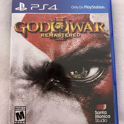 PS4 God Of War Remastered 