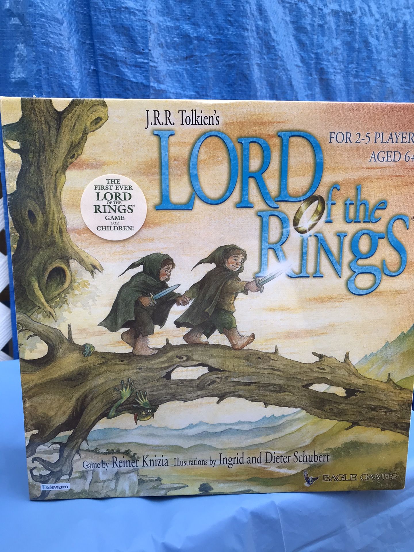 Lord of the Rings Board Game for Kids 2003 New