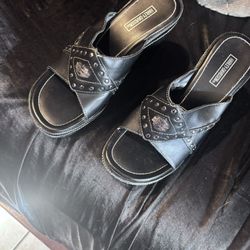 Harley davidson studded platforms 