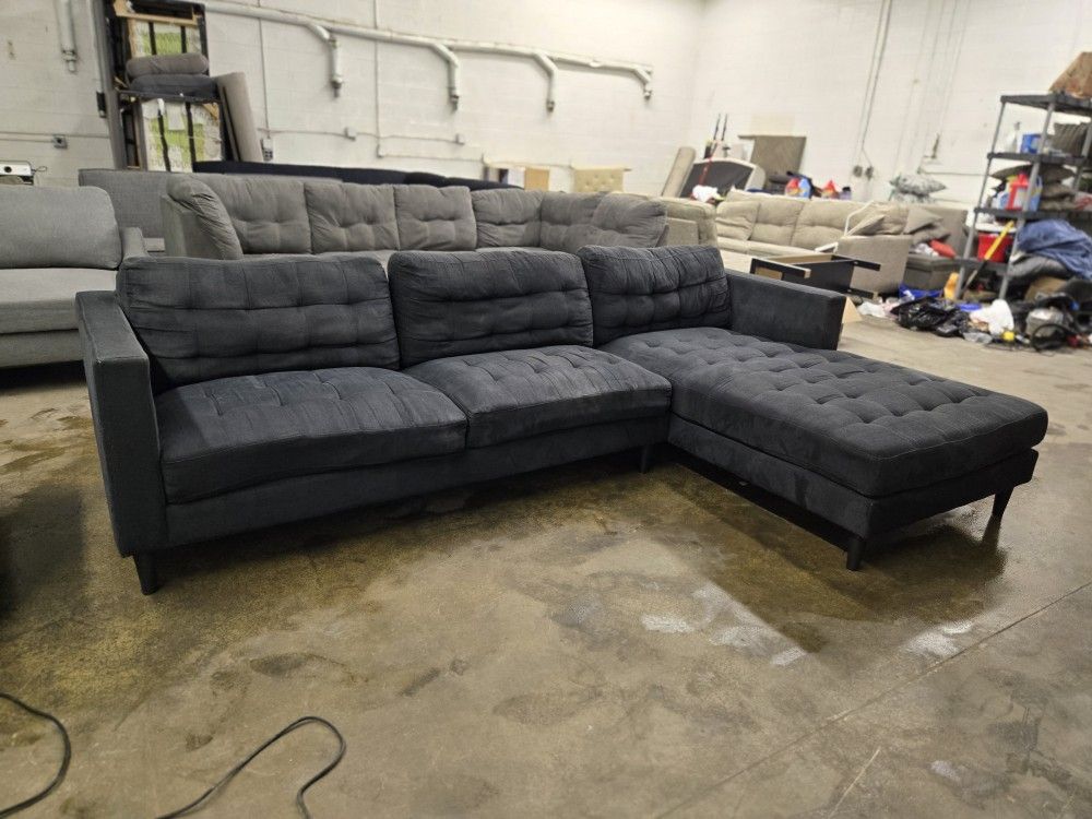 *Same Day Delivery Available!* Grey MCM Chaise Sectional