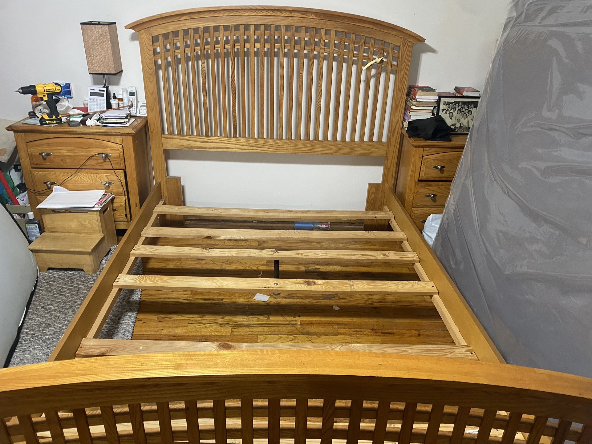Queen size Bed Frame (wood)