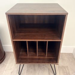 Cabinet W/Split Storage For Books Or Vinyl Records