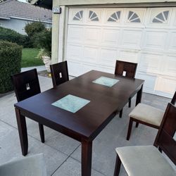 Dining Table With 6 Chairs 