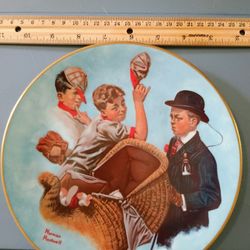 Norman Rockwell Collection of 2 Plates