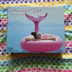Inflatable Pool Float Mermaid Tail