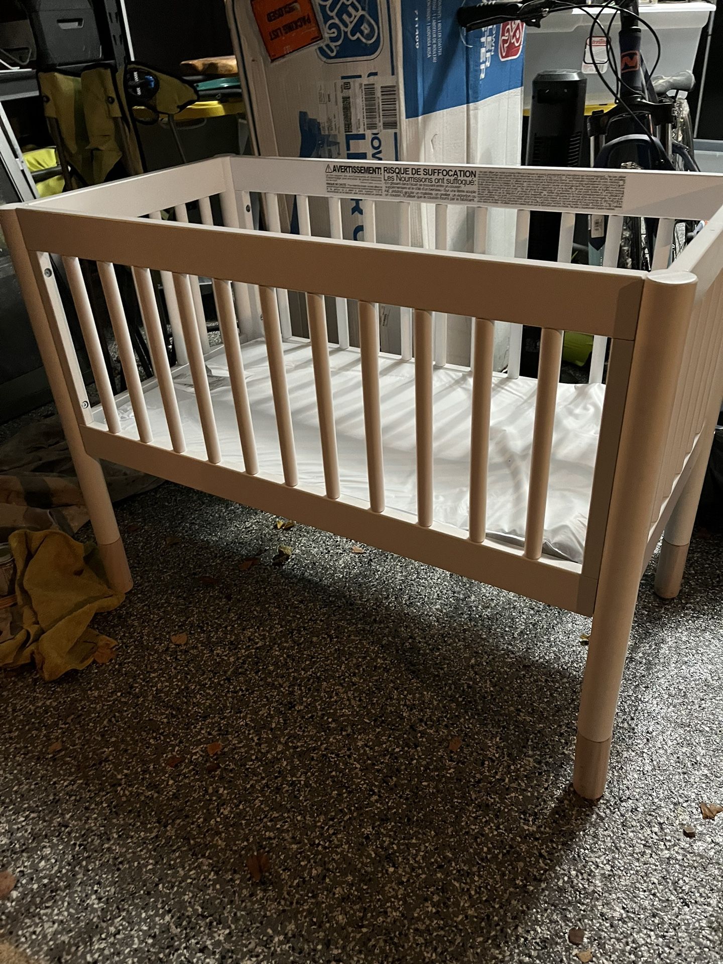 Mini Crib With Mattress