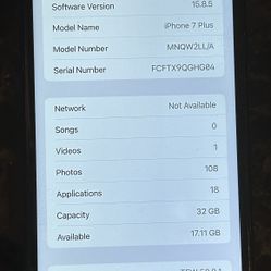 iPhone 7+ Track Phone Black