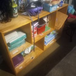 Wooden  Cubby /bookcase Was Used For Daycare