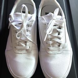 Women’s White Vans