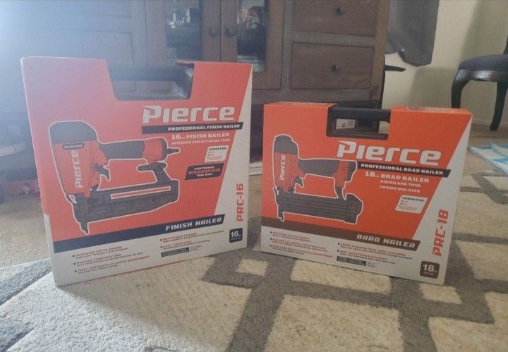 Pierce professional Brad nailer 18 GA and 16 GA finish nailer