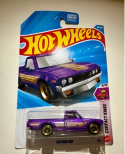 Hot Wheels Purple Datsun 620 Pickup Truck HW Compact Kings