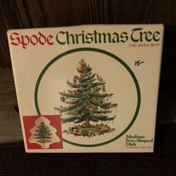 Spode Holiday Tree Shaped Dish