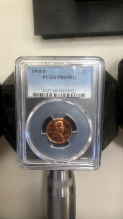 1969 S Rd penny MS 68
